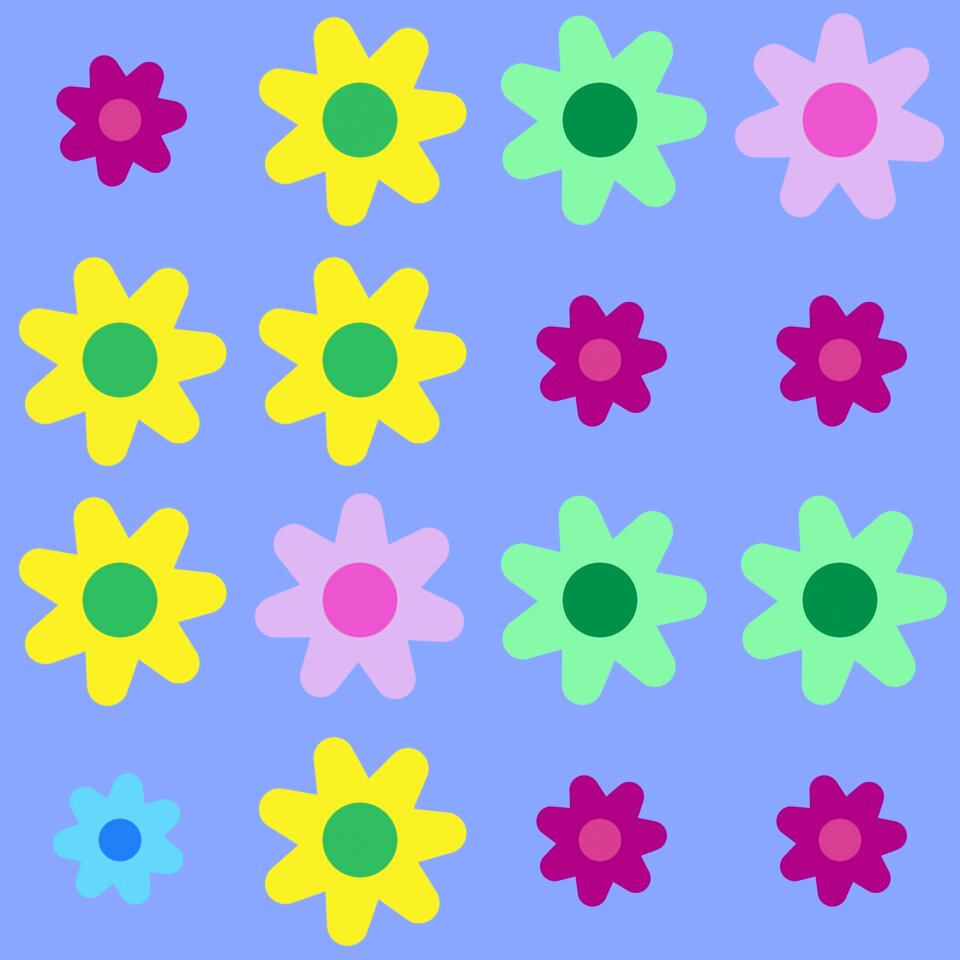 Floral decoration spring. Free illustration for personal and commercial use.