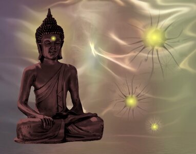 Meditation asia transcendence. Free illustration for personal and commercial use.