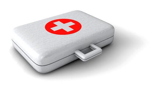 Patch association case first aid. Free illustration for personal and commercial use.