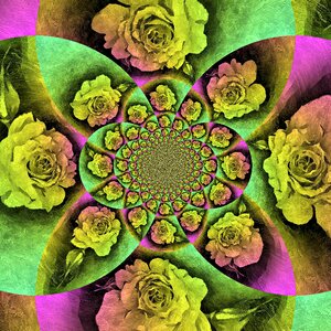 Colorful loud kaleidoscopic. Free illustration for personal and commercial use.