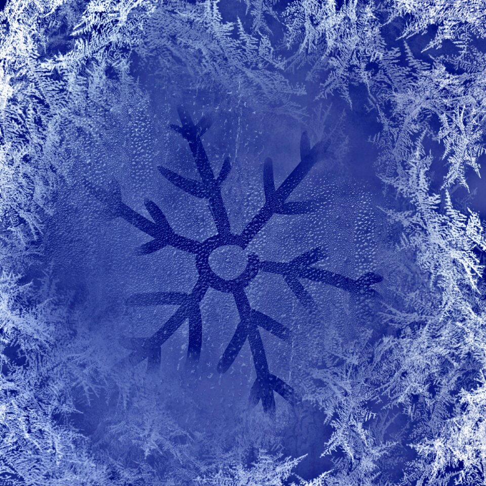 Cold eiskristalle frozen. Free illustration for personal and commercial use.