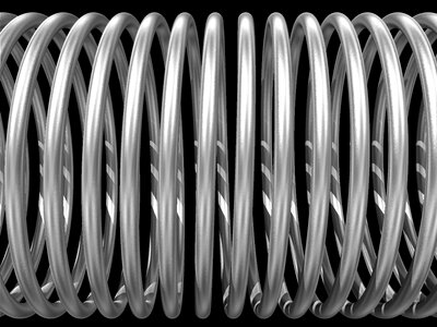 Spiral metal steel. Free illustration for personal and commercial use.