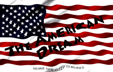 Dream hope america. Free illustration for personal and commercial use.