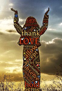 Thanks spiritual worship. Free illustration for personal and commercial use.