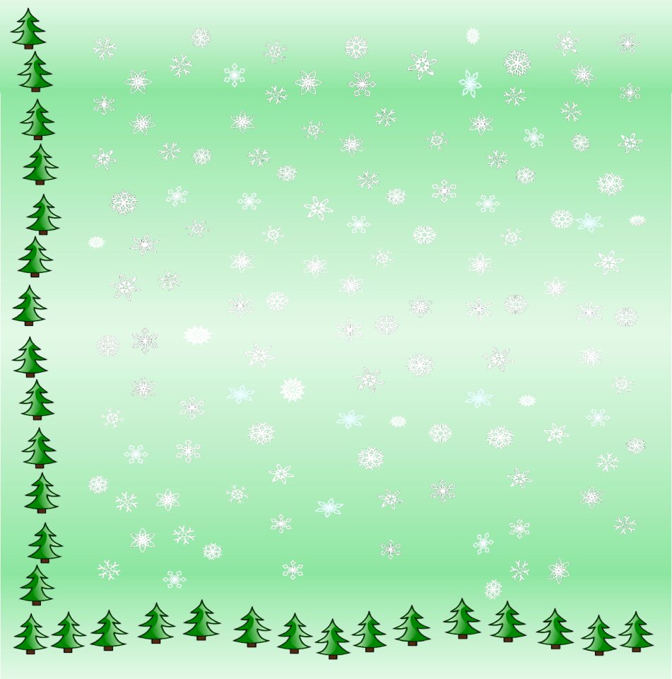 Pine green borders. Free illustration for personal and commercial use.