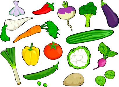 Diet green healthy food. Free illustration for personal and commercial use.