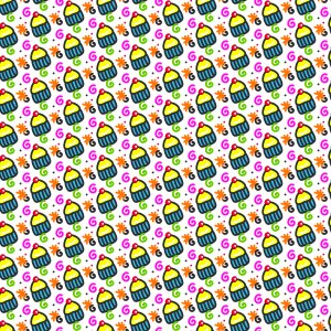 Cake pattern wallpaper. Free illustration for personal and commercial use.