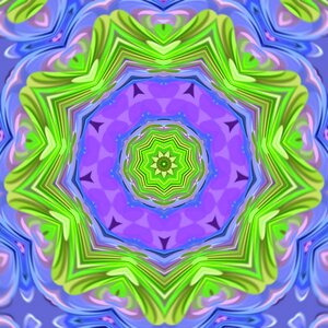Mandala kaleidoscope background