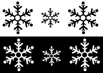 Christmas white christmas motif. Free illustration for personal and commercial use.