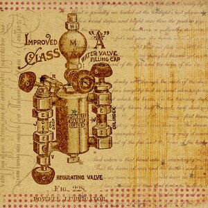 Steampunk background invention. Free illustration for personal and commercial use.