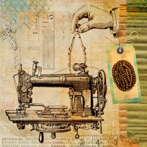 Steampunk invention patent. Free illustration for personal and commercial use.