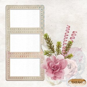 Page craft rose. Free illustration for personal and commercial use.