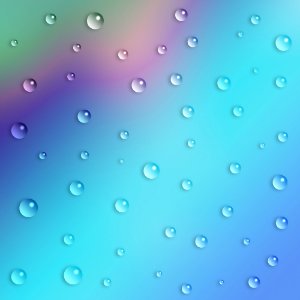 Abstract water drops. Free illustration for personal and commercial use.