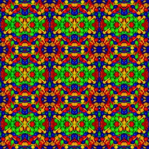 Symmetrical colorful background. Free illustration for personal and commercial use.