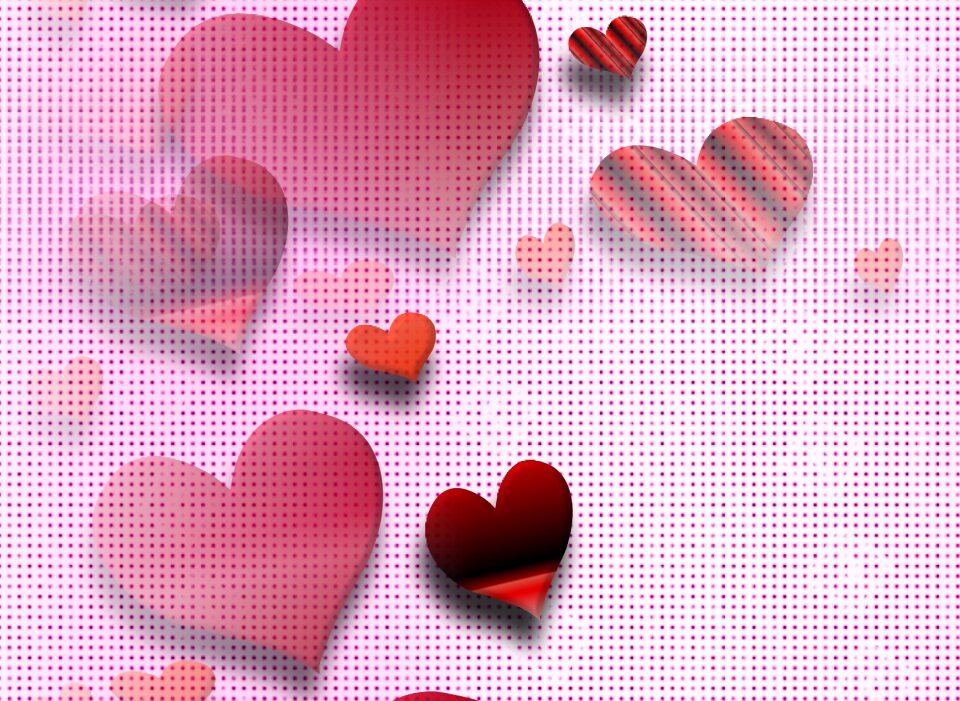 February love valentine's day. Free illustration for personal and commercial use.