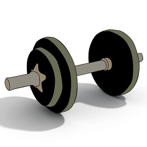 Dumbbells illustration Free illustrations. Free illustration for personal and commercial use.