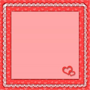 Romantic pink heart. Free illustration for personal and commercial use.