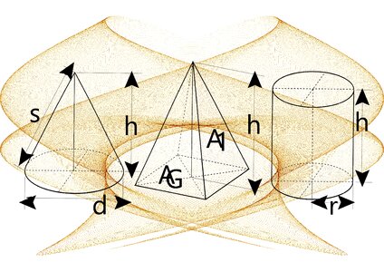 School mathematical calculation. Free illustration for personal and commercial use.