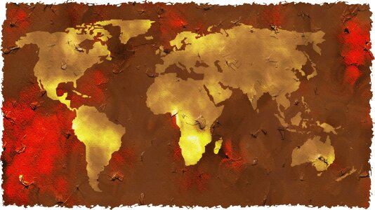 Country continents geography. Free illustration for personal and commercial use.