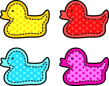 Life icons ducks. Free illustration for personal and commercial use.