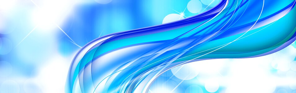 Wave line blue. Free illustration for personal and commercial use.