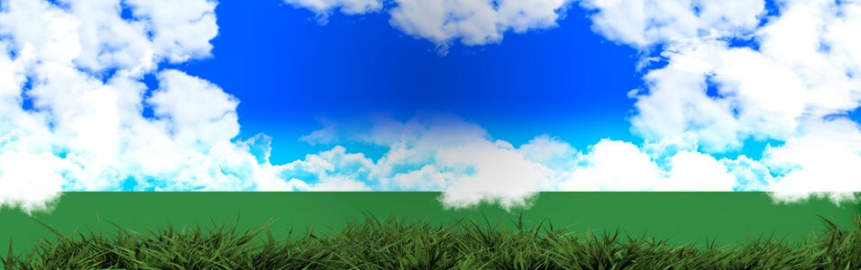 Grass landscape sky. Free illustration for personal and commercial use.