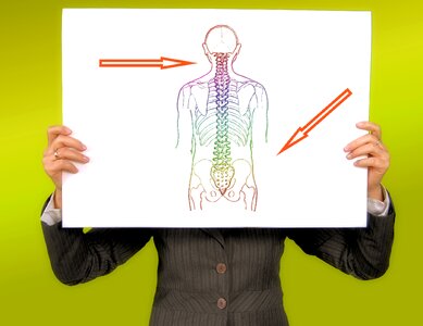 Sign disease spine. Free illustration for personal and commercial use.
