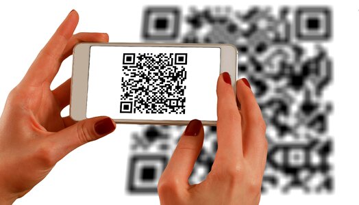 Qr cellphone pda. Free illustration for personal and commercial use.