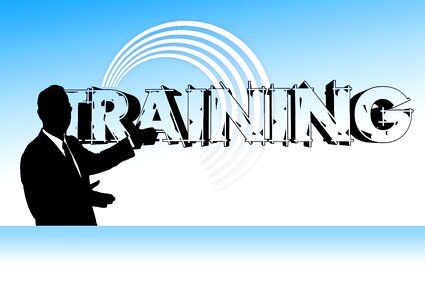 Coaching training learn. Free illustration for personal and commercial use.