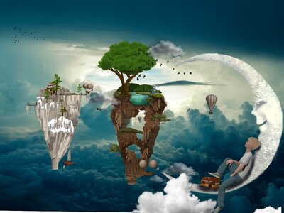 Download Dream World Fantasy Nature Royalty-Free Stock