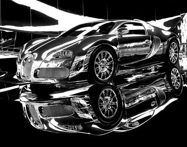 Expensive beautiful automotive. Free illustration for personal and commercial use.