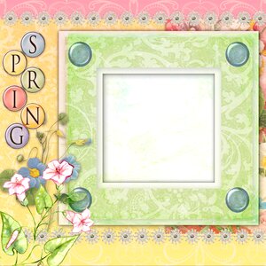 Pink frame scrapbooking. Free illustration for personal and commercial use.