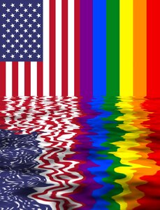 Pride glbt reflections. Free illustration for personal and commercial use.