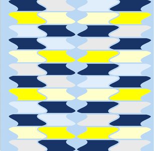 Decorative yellow blue. Free illustration for personal and commercial use.