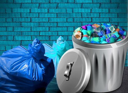 Garbage environment container. Free illustration for personal and commercial use.