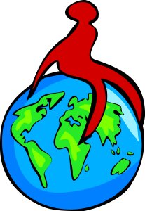 Earth planet travel. Free illustration for personal and commercial use.
