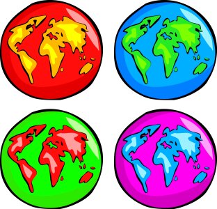Www global planet. Free illustration for personal and commercial use.