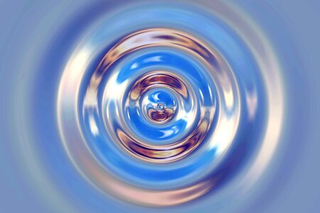 Water ripple surface drop. Free illustration for personal and commercial use.