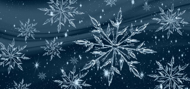 Snow advent decoration. Free illustration for personal and commercial use.
