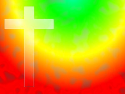 Religious faith cross. Free illustration for personal and commercial use.