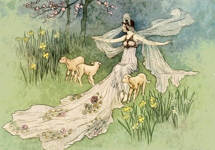 Charming enchanted enchanting. Free illustration for personal and commercial use.
