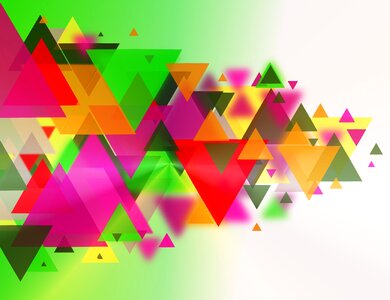 Geometric triangle decoration. Free illustration for personal and commercial use.