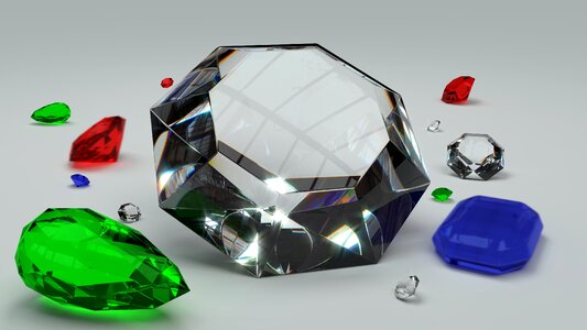 Rubin sapphire valuable. Free illustration for personal and commercial use.