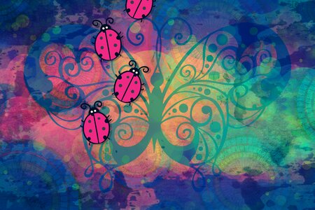 Screen saver butterfly animal. Free illustration for personal and commercial use.