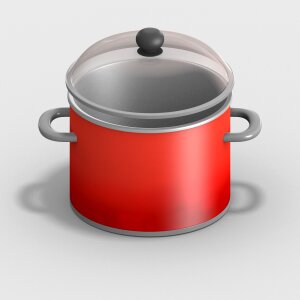 3d abstract cookware amp kitchen utensils. Free illustration for personal and commercial use.