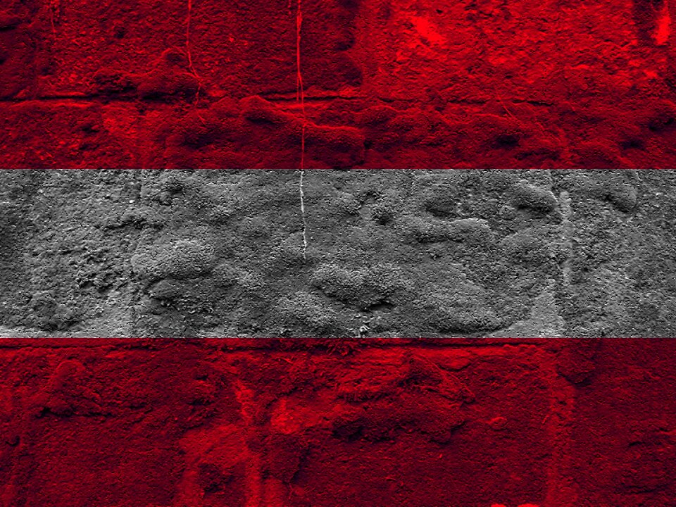 Red white states of america borders. Free illustration for personal and commercial use.