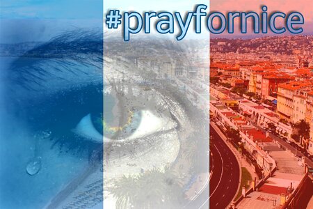 July 2016 prayfornice commemorate. Free illustration for personal and commercial use.