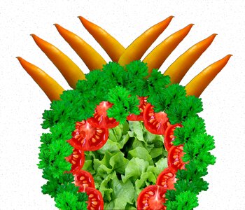 Parsley vegetables vitamins. Free illustration for personal and commercial use.