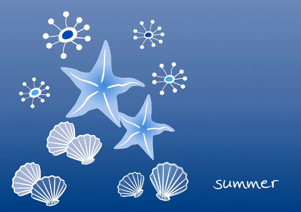 Sea blue Free illustrations. Free illustration for personal and commercial use.