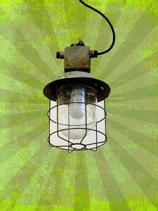 Lantern spotlight hell. Free illustration for personal and commercial use.